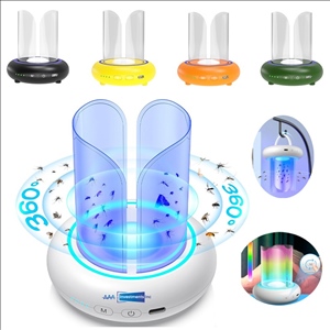 360 Degree High-Efficient Electronic 2000mAh Rechargeable Fly Trap